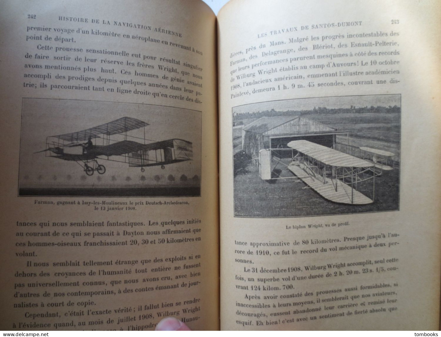 La Navigation Aérienne - Wilfried De Fonvielle - 99 gravures - 1911 - ouvrage relié - B.E -