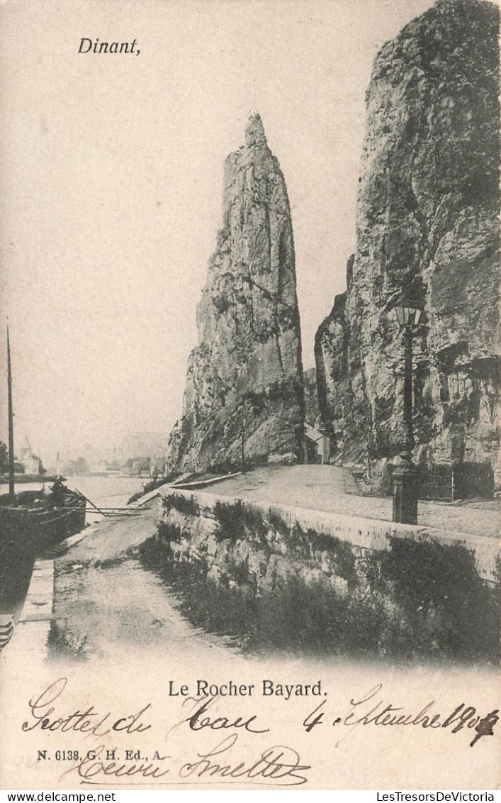 BELGIQUE - Dinant - Le Rocher Bayard - Grottes De Hau - Carte Postale Ancienne - Dinant