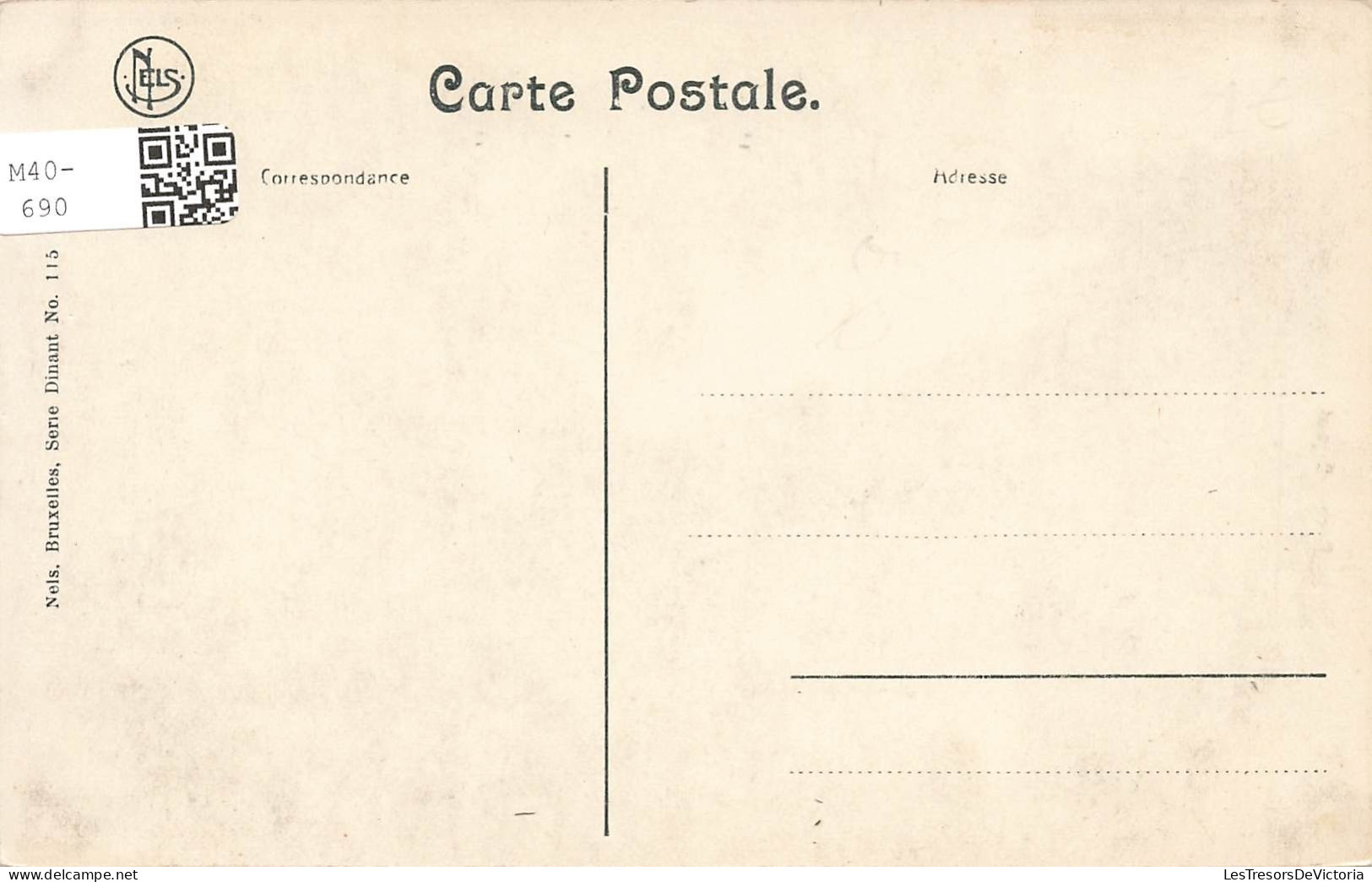 BELGIQUE - Dinant - Le Rocher Bayard - Colorisé - Nels - Carte Postale Ancienne - Dinant