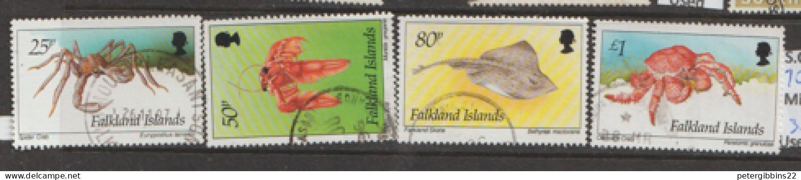 Falkland Islands  1994 SG 707-10  Marine  Life  Fine Used; - Falkland Islands