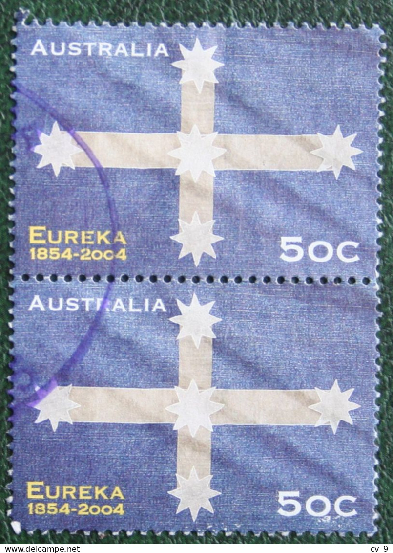 Eureka Stockade Pair 2004 Mi 2326 Used Gebruikt Oblitere Australia Australien - Usati