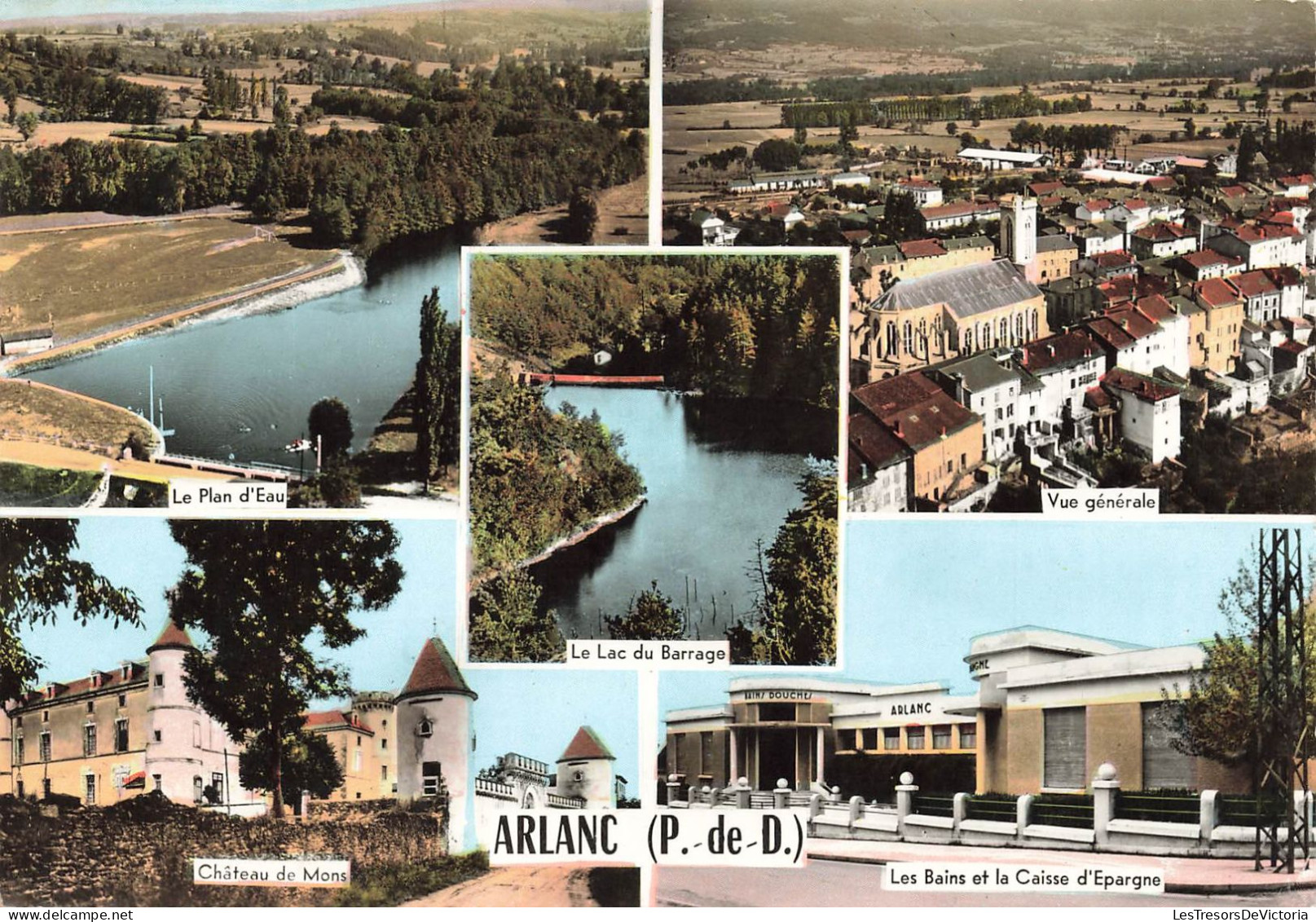 FRANCE - Arlanc - Le Lac Du Barrage - Les Bains Et La Caisse D'Epargne - Vue Générale - Carte Postale - Other & Unclassified