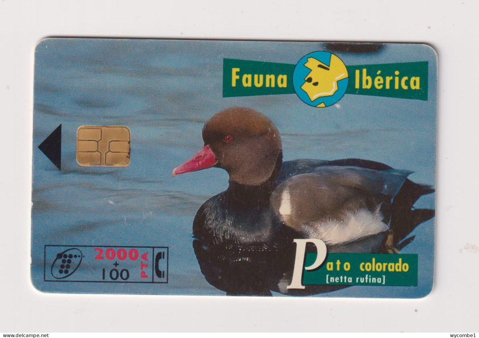 SPAIN - Red Crested Pochard Chip Phonecard - Commemorative Advertisment