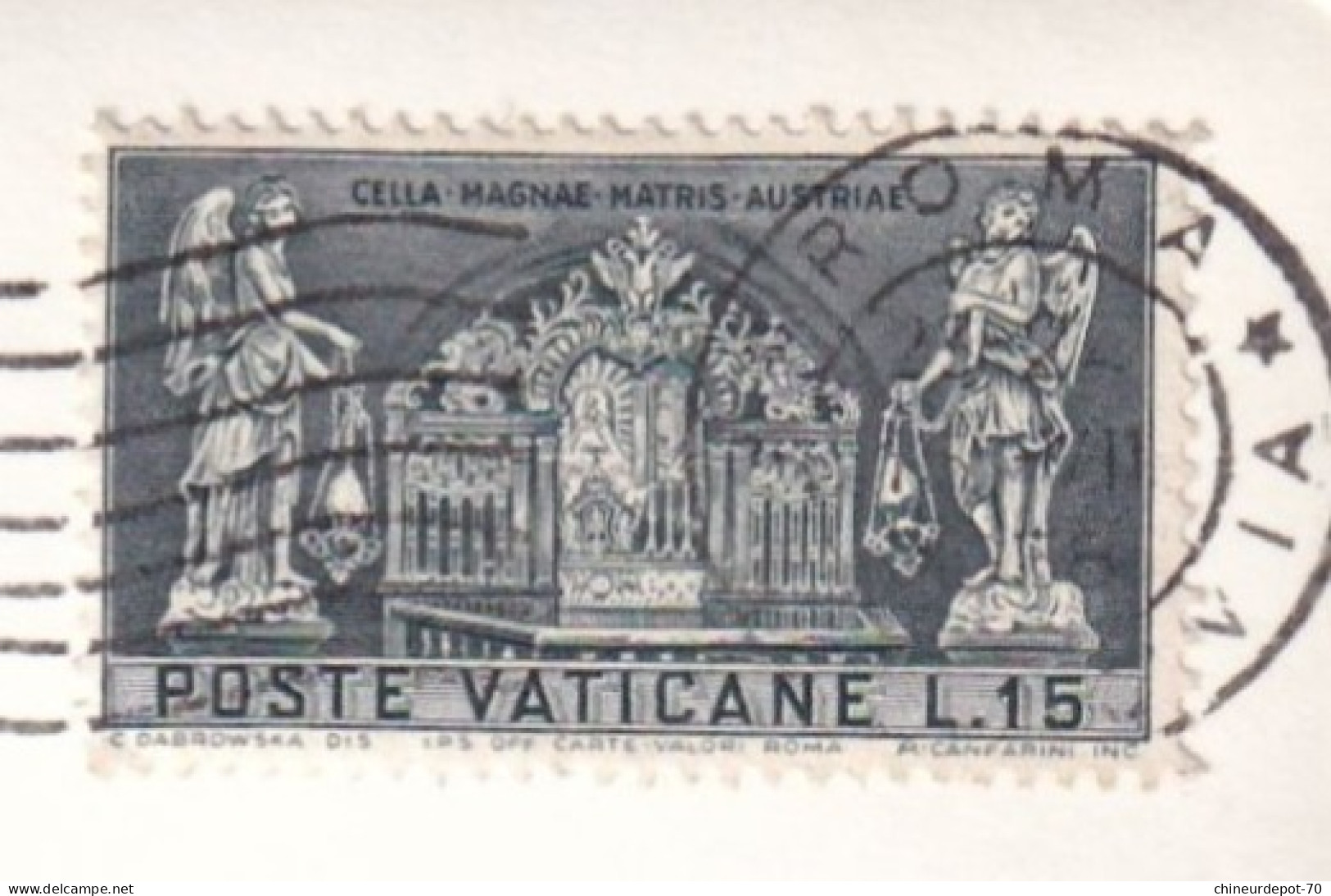 Rome La Nuit Arc De Constantin TIMBRE POSTE VATICANE VATICAN - Entiers Postaux