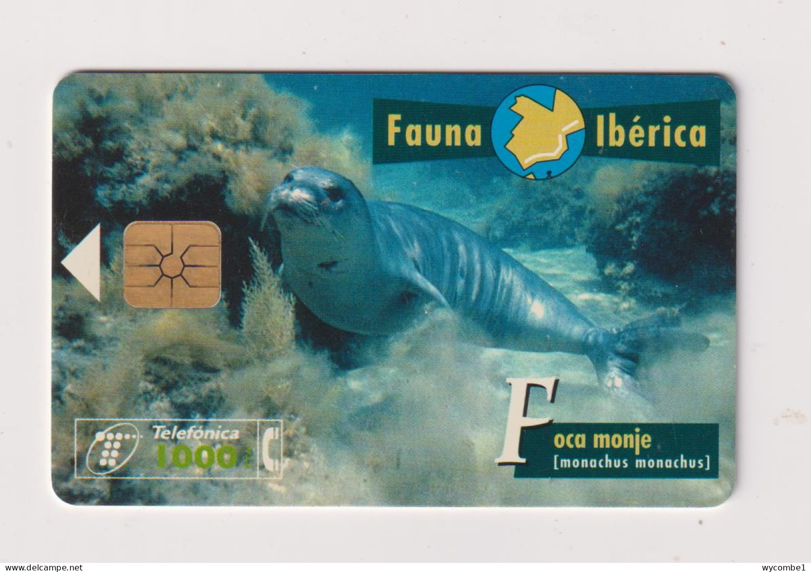 SPAIN - Mediterranean Monk Seal Chip Phonecard - Commemorative Advertisment