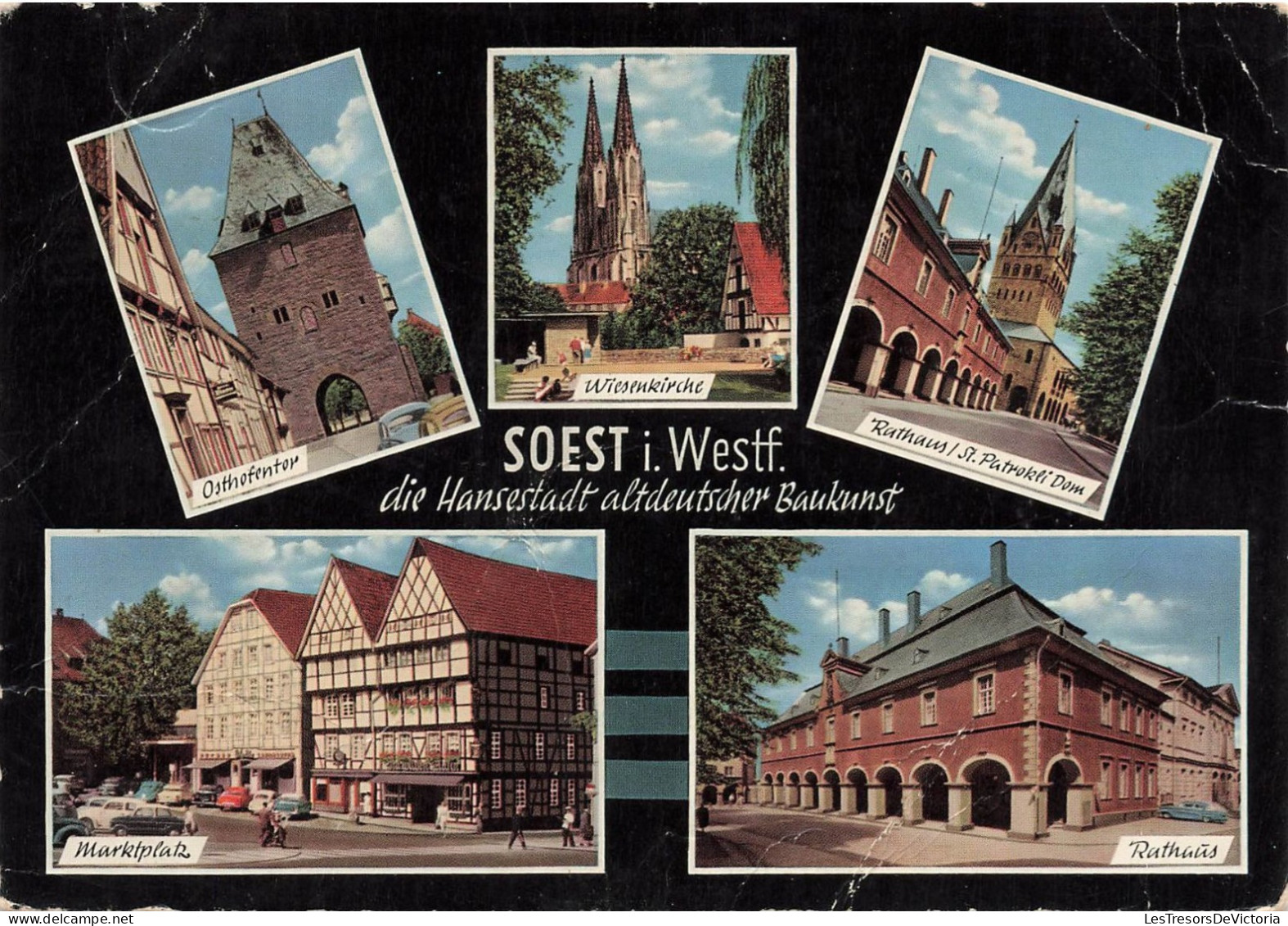 ALLEMAGNE - Soest I Westf Die Hansestadt Altdeutscher Bauknst - Multivues - Carte Postale - Soest
