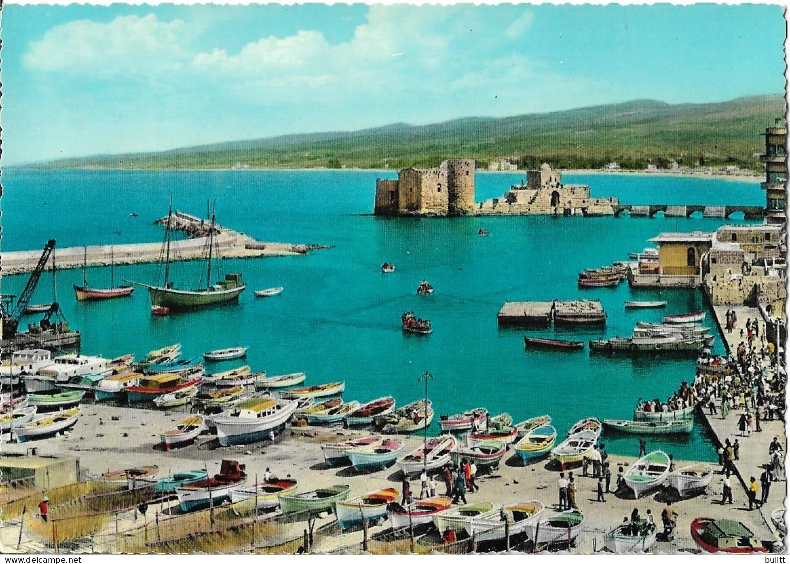 ALGERIE - SAIDA - Vue Avec Le Château Et Le Port - Saïda