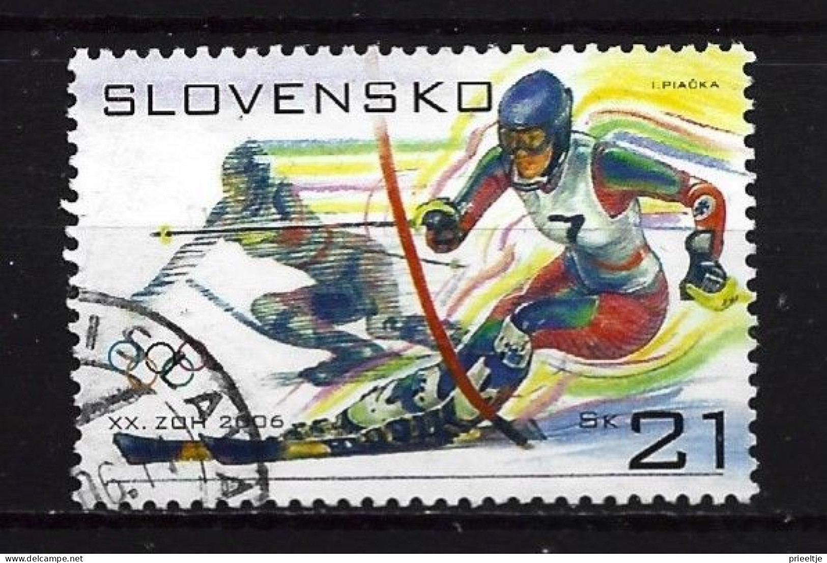Slovensko 2006 Ol. Games Y.T. 458 (0) - Gebruikt