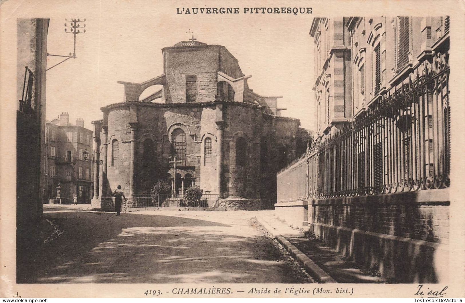 FRANCE - L'Auvergne Pittoresque - Chamalières - Vue Générale De L'Abside De L'Eglise (Mon Bist) - Carte Postale Ancienne - Clermont Ferrand