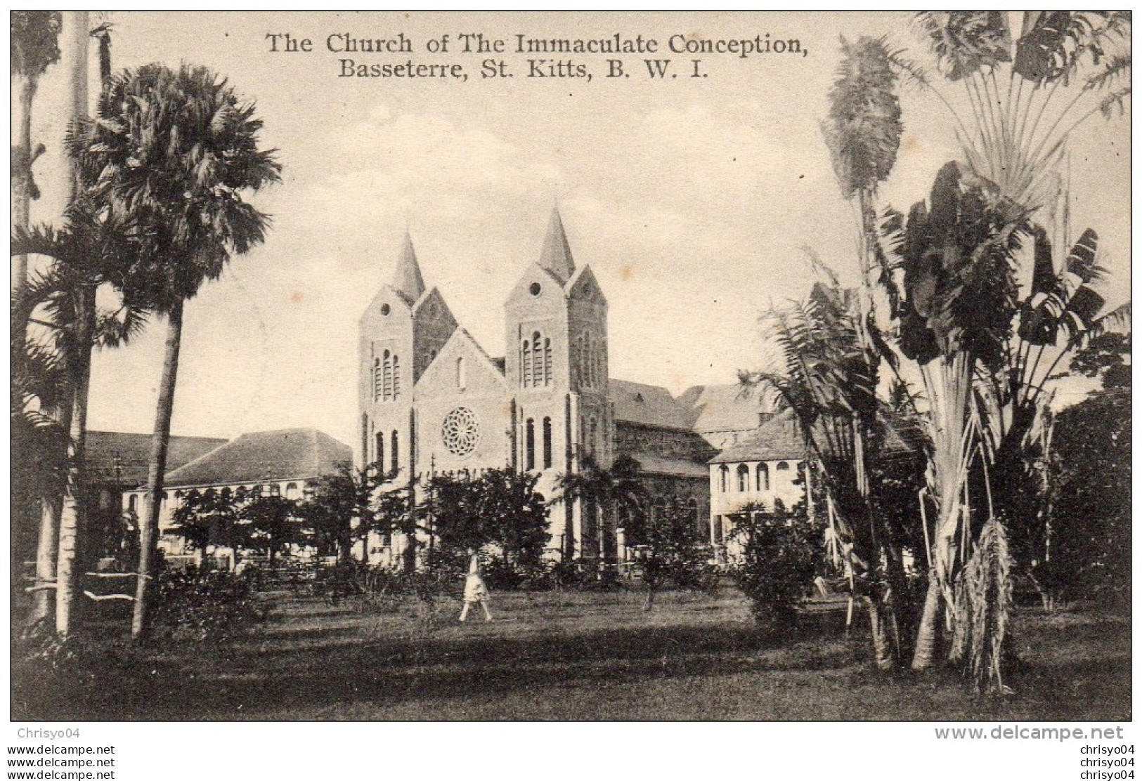 67Gc   Saint Christophe Et Nieves Basseterre St Kitts Church Of Immaculate Conception - Saint-Christophe-et-Niévès