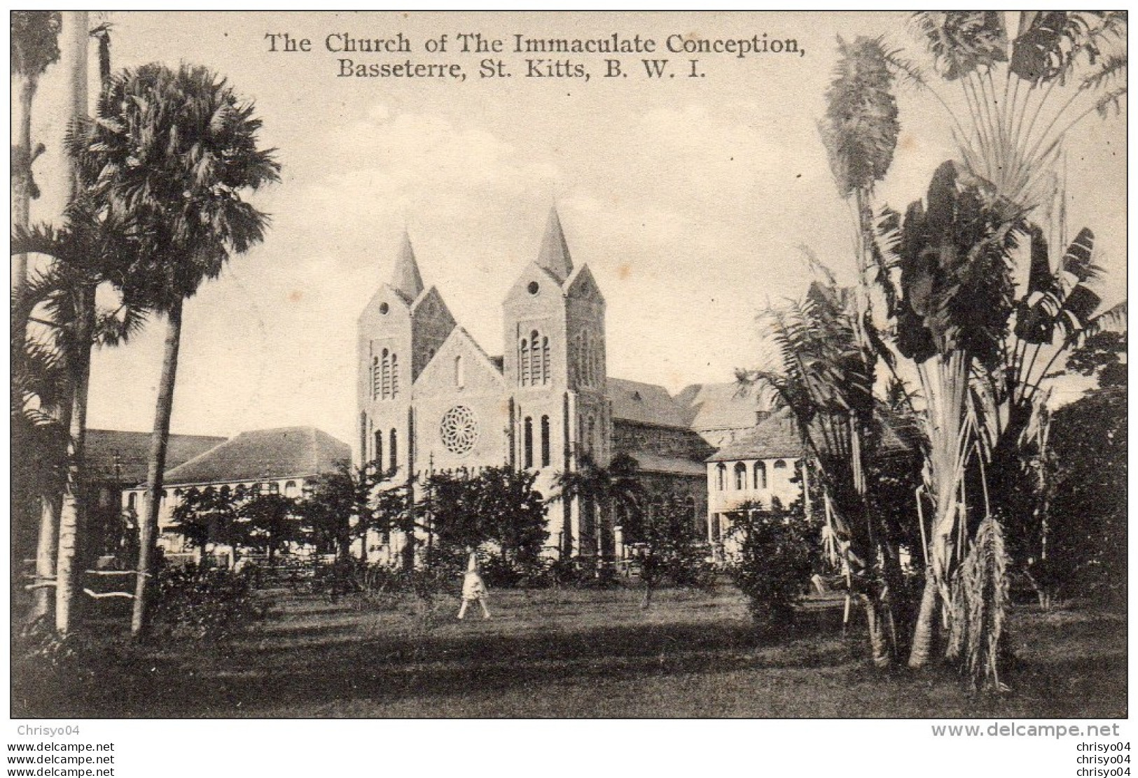 67Gc   Saint Christophe Et Nieves Basseterre St Kitts Church Of Immaculate Conception - San Cristóbal Y Nieves