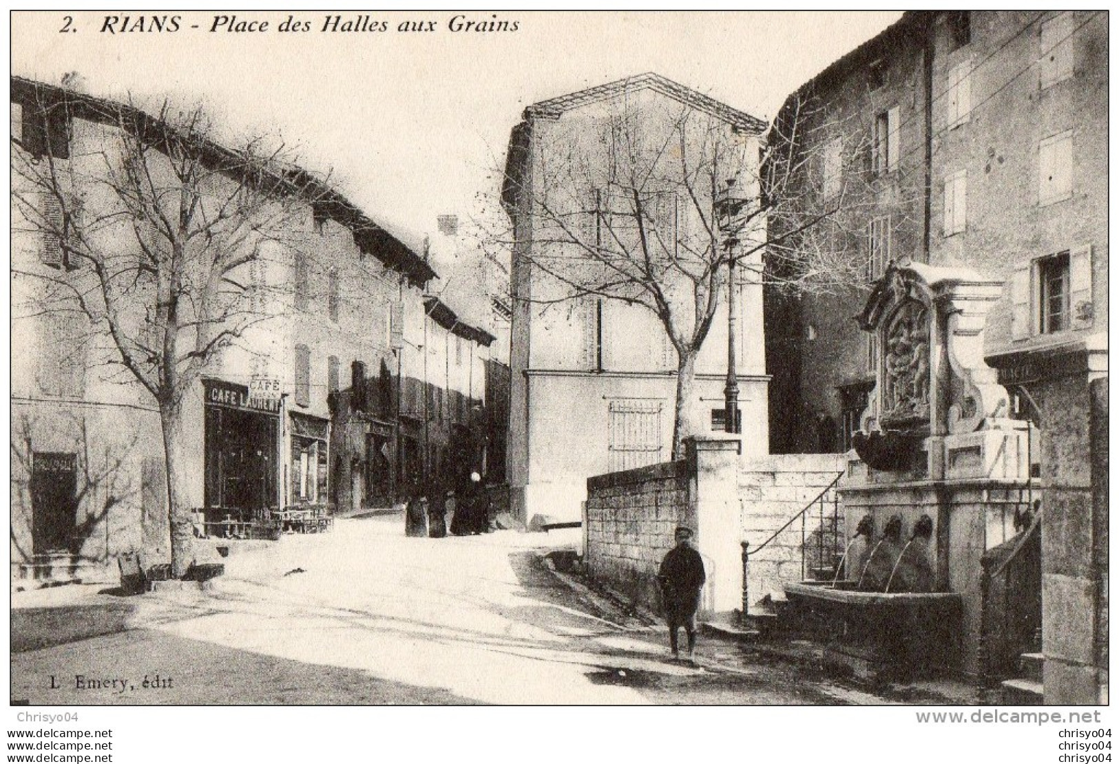 65Bce  83 Rians Place Des Halles Aux Grains En TBE - Rians