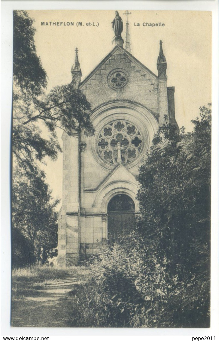 CPA 49 Maine Et Loir) - SEICHES Sur Le Loir - La Chapelle  De Matheflon Au Bord Du Loir - Seiches Sur Le Loir