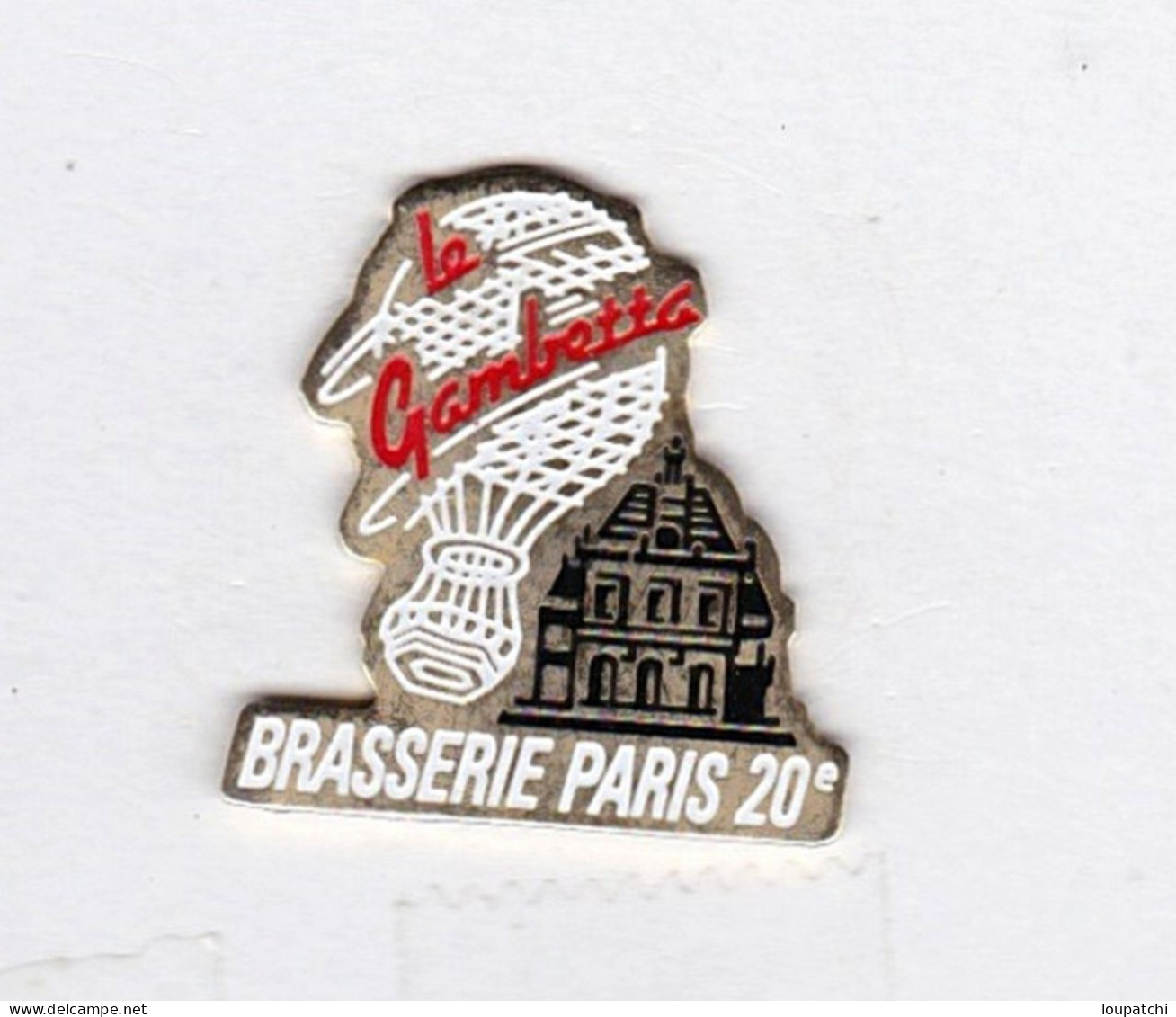 PIN S MONTGOLFIERE BRASSERIE PARIS 20 LE GAMBETTA - Mongolfiere