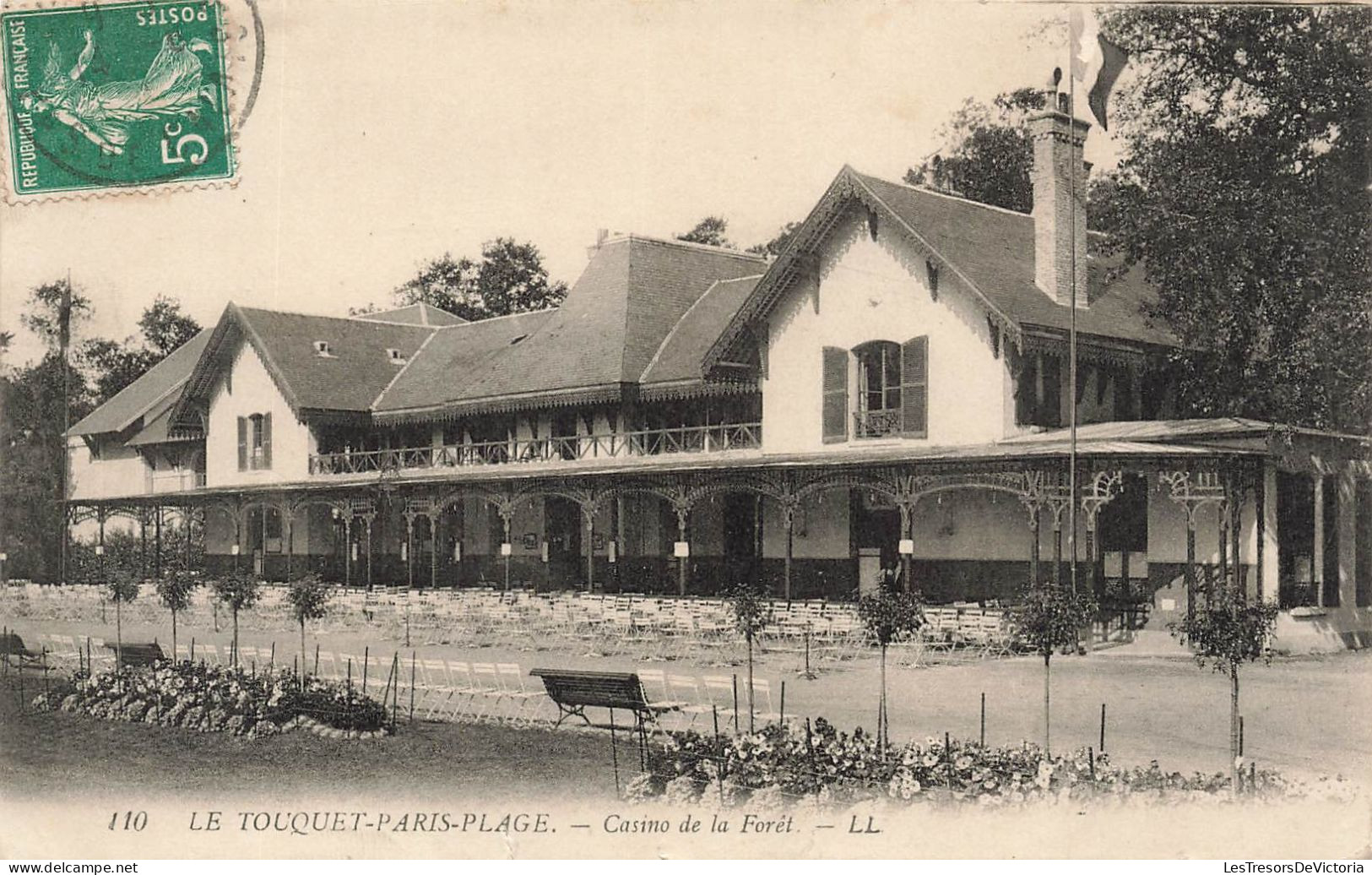 FRANCE - Le Touquet Paris Plage - Vue Générale Du Casino De La Forêt - L L - Carte Postale Ancienne - Montreuil