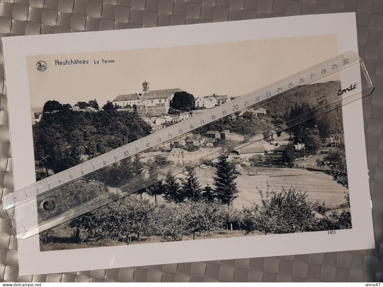 Neufchâteau (Belgique) - Reproduction Photo A4 Plastifiée - Collection D'expositions - Le Terme 1925) - Places