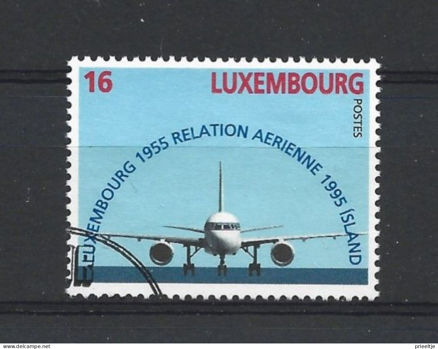 Luxemburg 1995 Aviation Joint Issue With Iceland  Y.T. 1324 (0) - Gebraucht