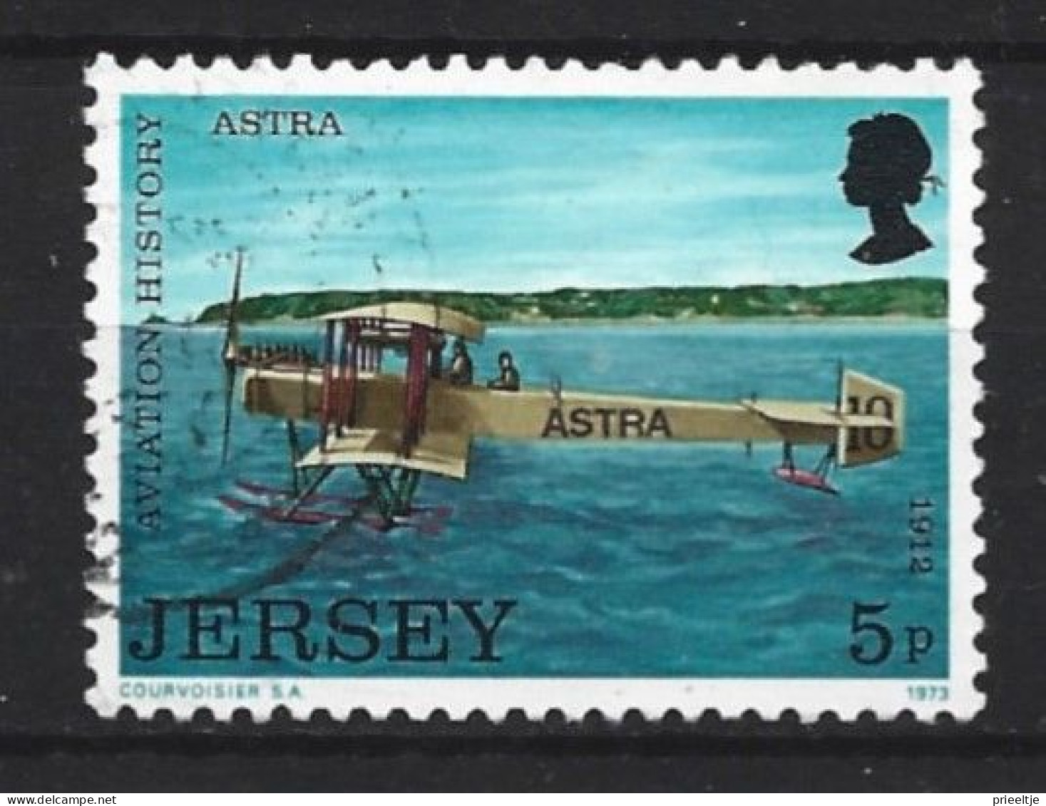 Jersey 1973  Airplane Y.T. 76 (0) - Jersey