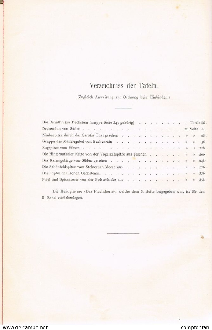 B100 887 Erschließung Der Ostalpen Alpenverein Alpinismus 1. Band 1893 !! - Libros Antiguos Y De Colección