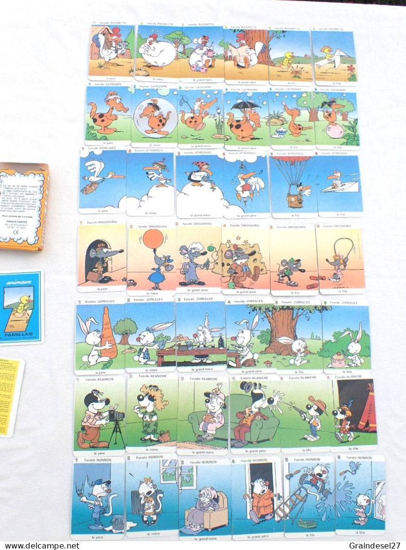 Jeu De 7 Familles Animaux éditions France Cartes Made In France. Vintage Années 90. Etat Neuf. - Sonstige & Ohne Zuordnung