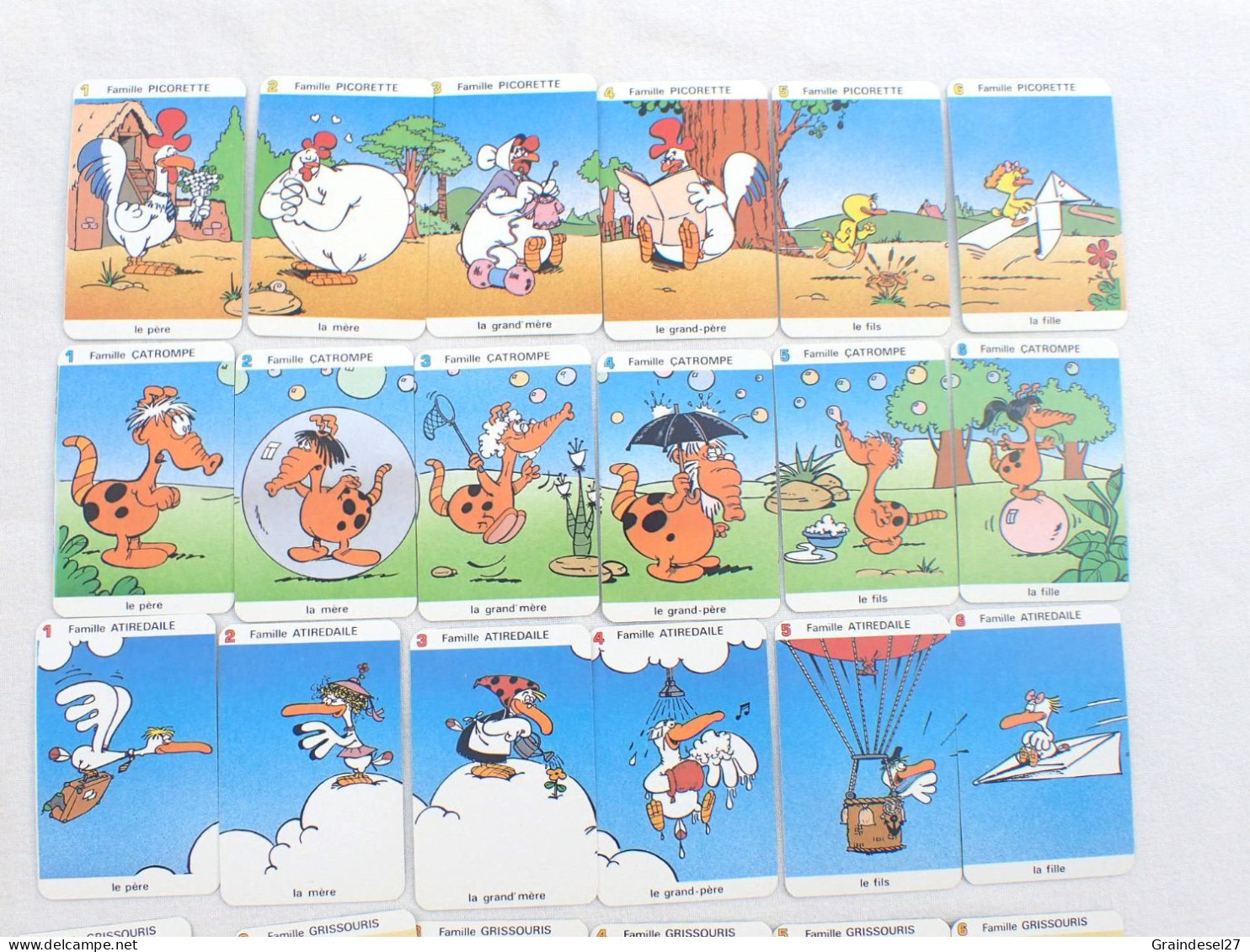 Jeu de 7 familles Animaux éditions France Cartes Made in France. Vintage années 90. Etat neuf.