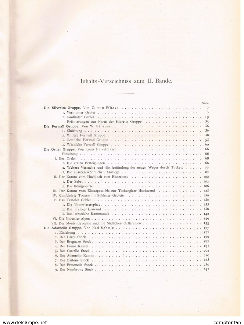 B100 888 Erschließung Der Ostalpen Alpenverein Alpinismus 2. Band 1894 !! - Livres Anciens