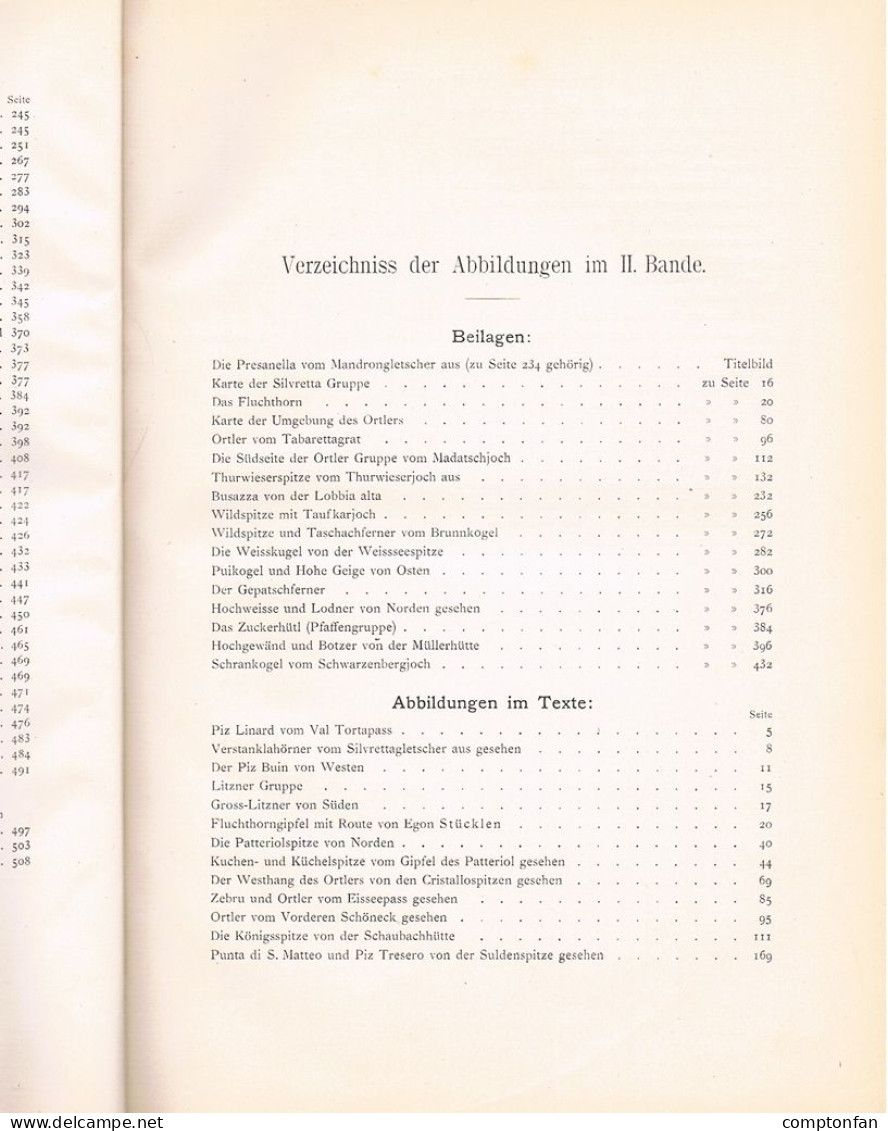 B100 888 Erschließung Der Ostalpen Alpenverein Alpinismus 2. Band 1894 !! - Livres Anciens