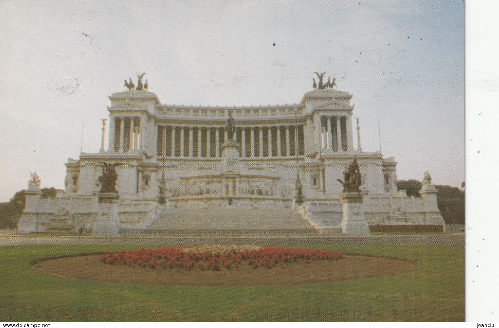 CPM . ROMA . L'ALTARE DELLA PATRIA .  CARTE AFFR AU VERSO .  2 SCANNES - Altare Della Patria