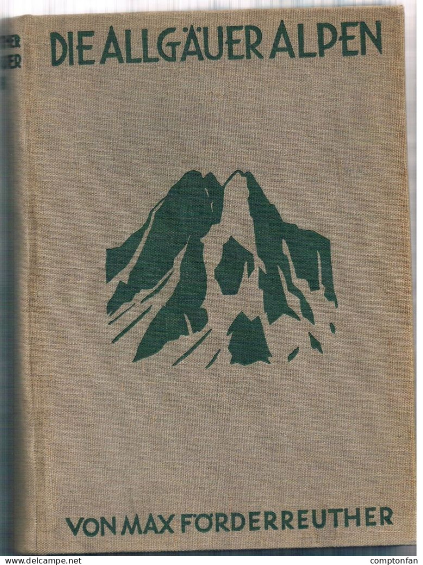 B100 890 Förderreuther Compton Allgäuer Alpen Alpenverein Alpinismus 1907 !! - Libros Antiguos Y De Colección