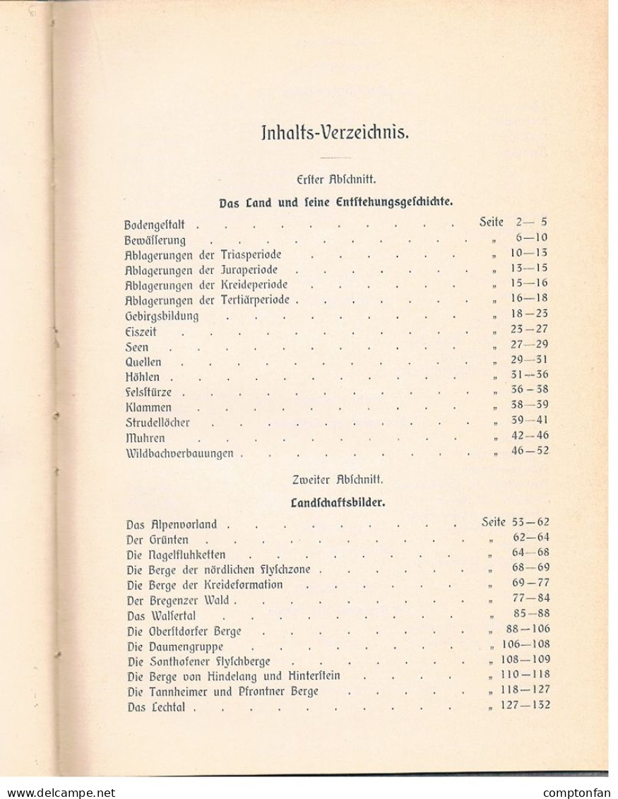 B100 890 Förderreuther Compton Allgäuer Alpen Alpenverein Alpinismus 1907 !! - Alte Bücher