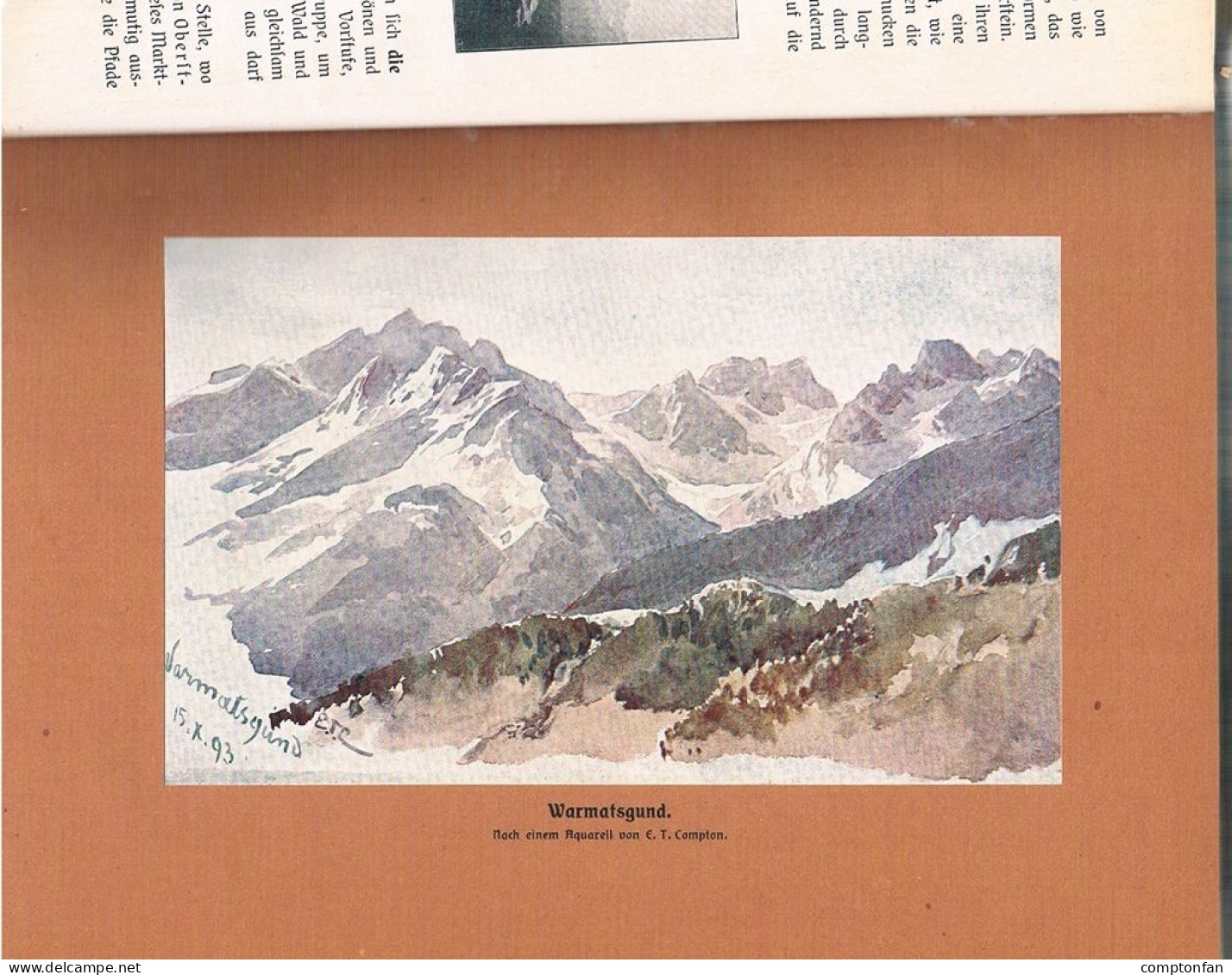 B100 890 Förderreuther Compton Allgäuer Alpen Alpenverein Alpinismus 1907 !! - Libri Vecchi E Da Collezione