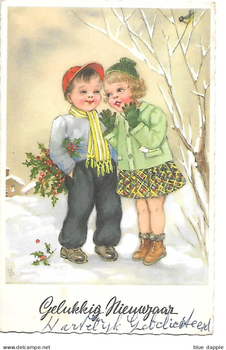 Illustrator - Hannes Petersen - Children In Snow, Enfants Dans La Neige, Kinder Im Schnee, Bird, Oiseau, Uccello - Petersen, Hannes