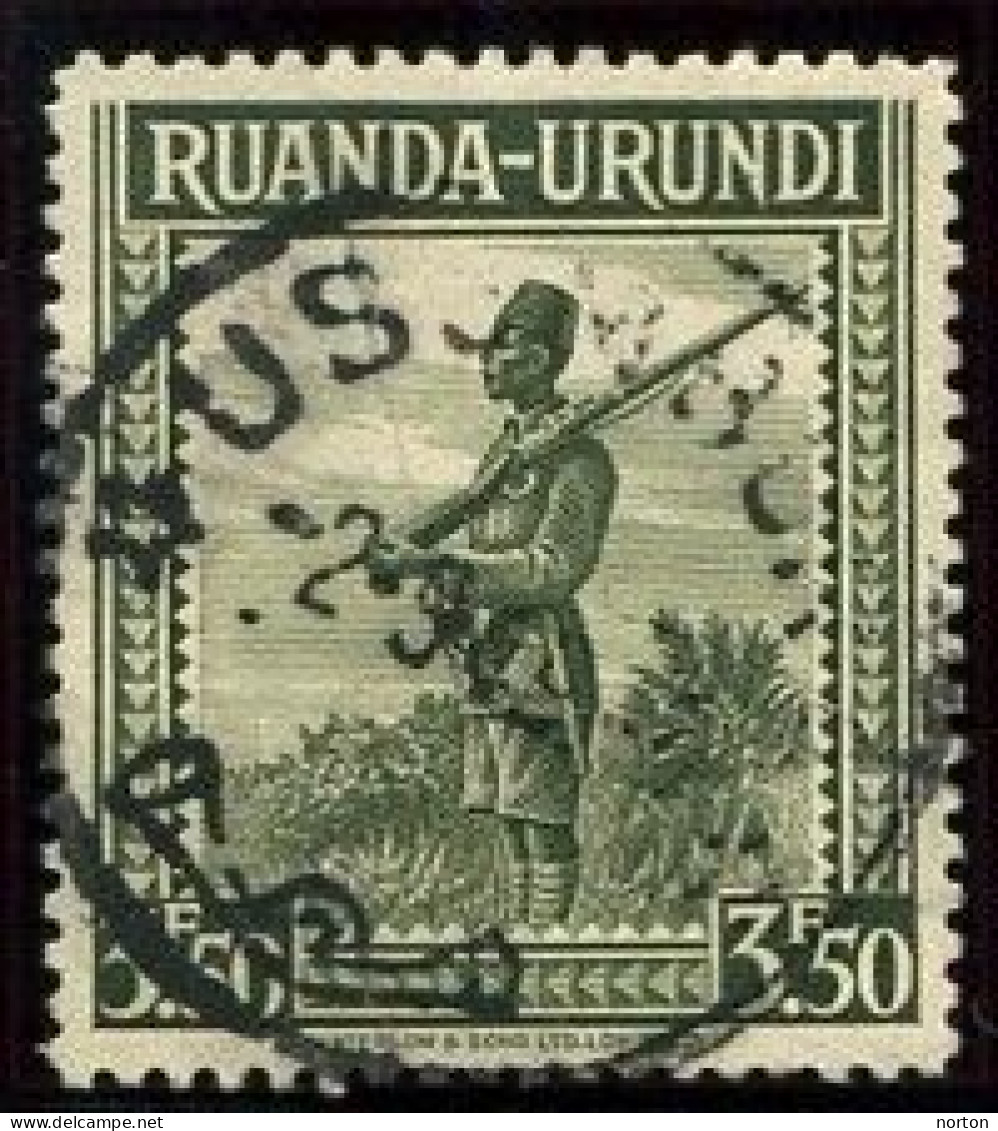 Ruanda-Urundi Usumbura Oblit. Keach 8A1 Sur C.O.B. 140 Le 02/09/1949 - Oblitérés