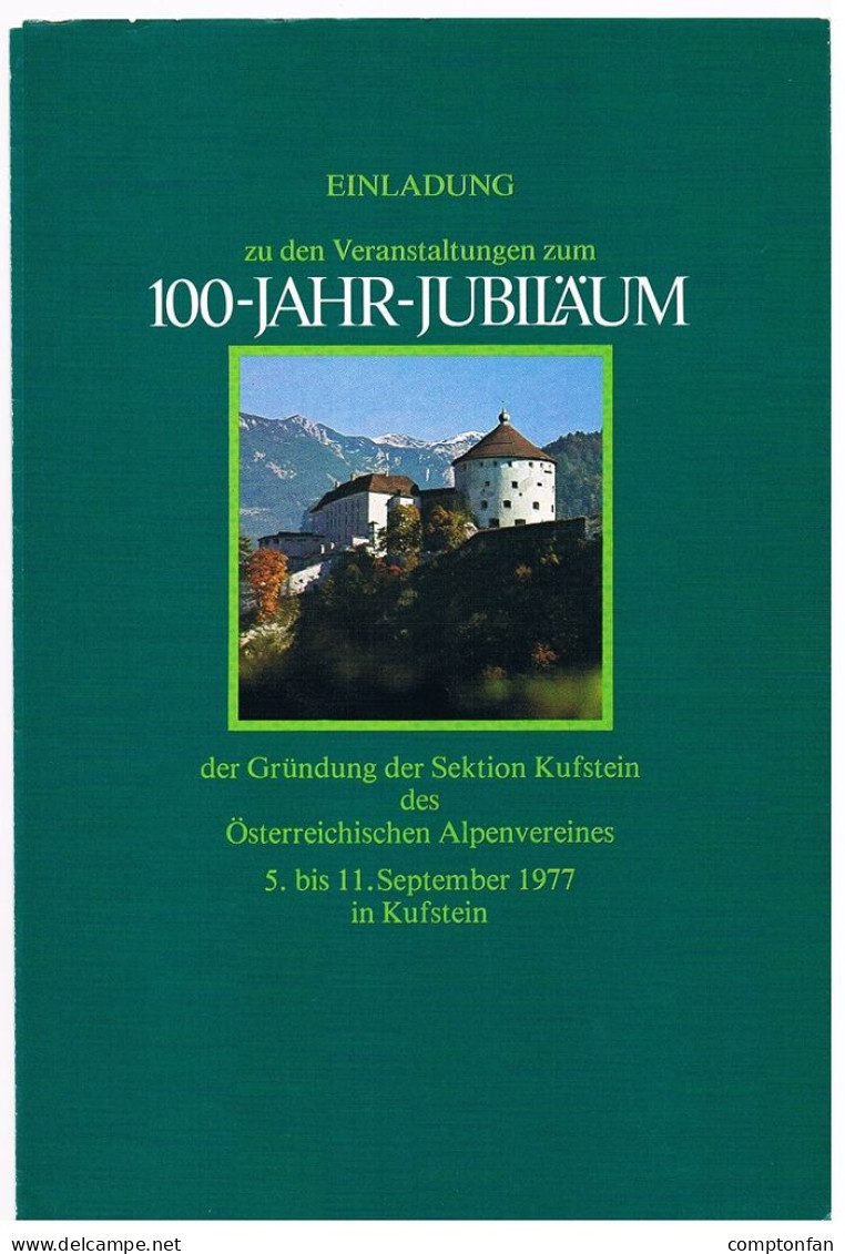 B100 891 Franz Biasi Kaisergebirge 100 Jahre Sektion Kufstein 1877-1977 !! - Livres Anciens