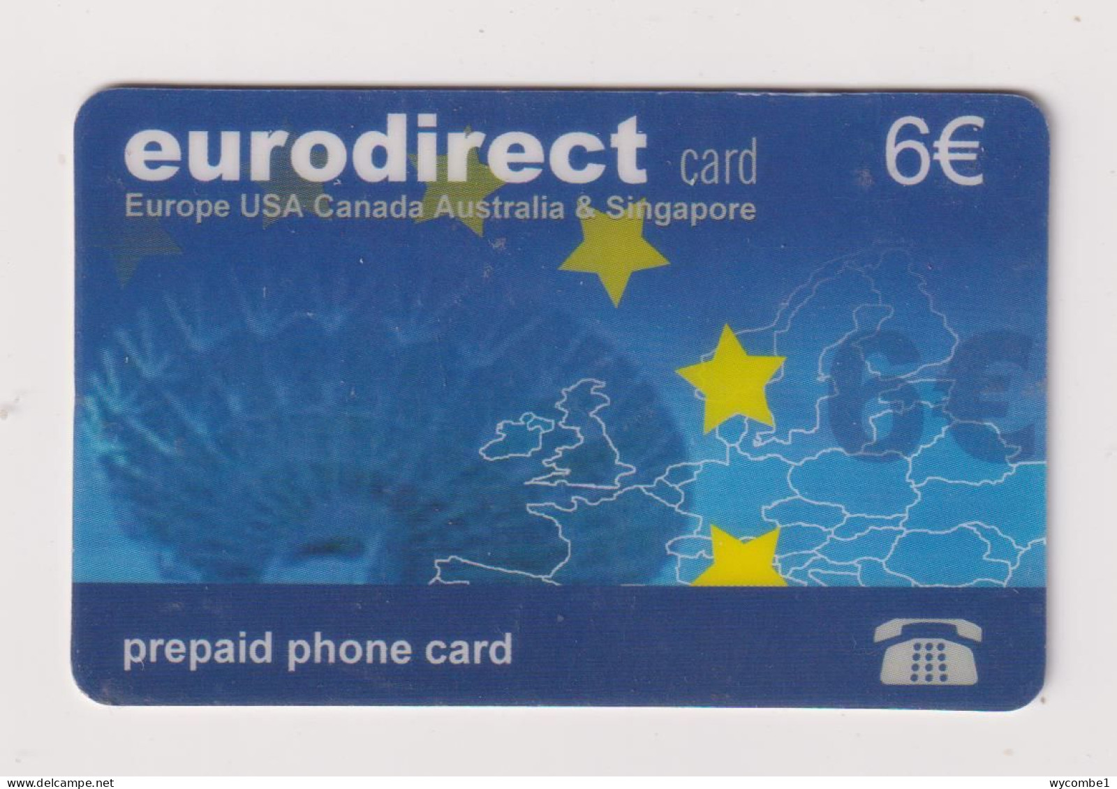 SPAIN - Eurodirect Remote Phonecard - Conmemorativas Y Publicitarias