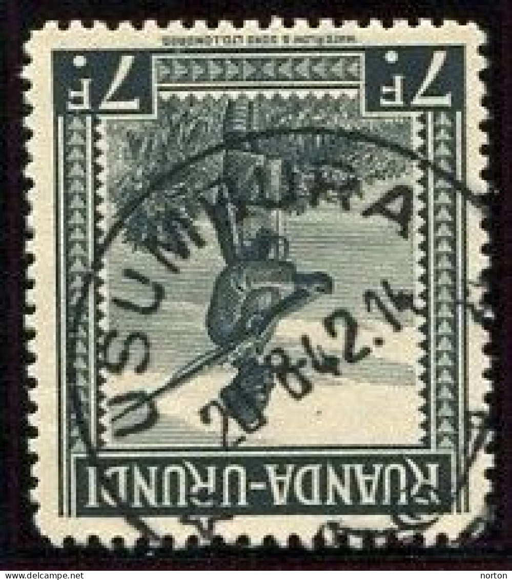 Ruanda-Urundi Usumbura Oblit. Keach 8A3 Sur C.O.B. 143 Le 20/08/1942 - Oblitérés