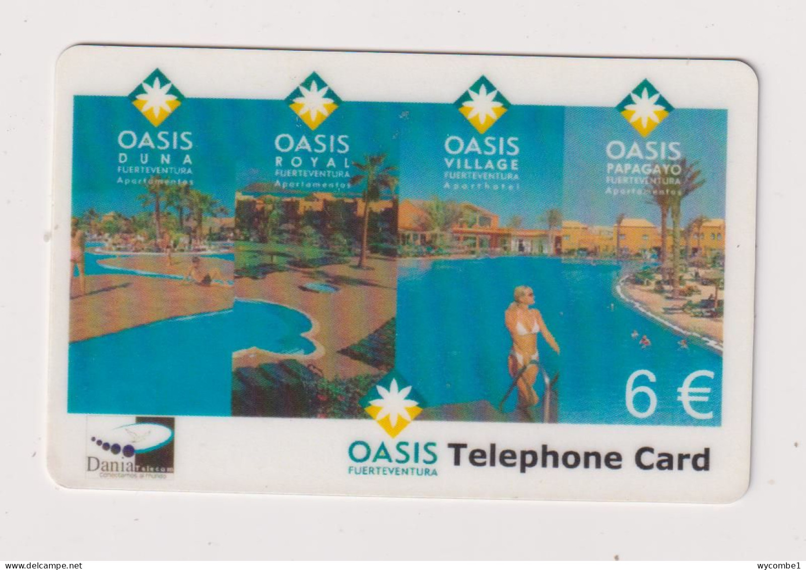 SPAIN - Oasis Remote Phonecard - Commemorative Advertisment