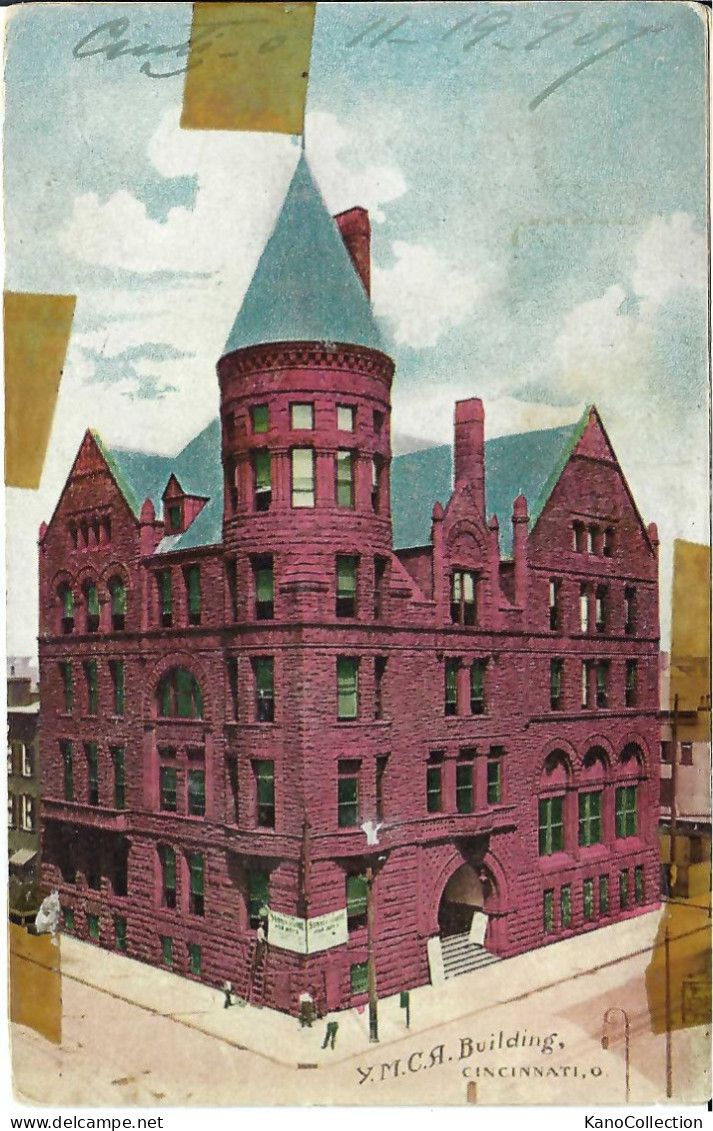 Cinncinnatti, YMCA-Building, Gelaufen 1907 - Cincinnati