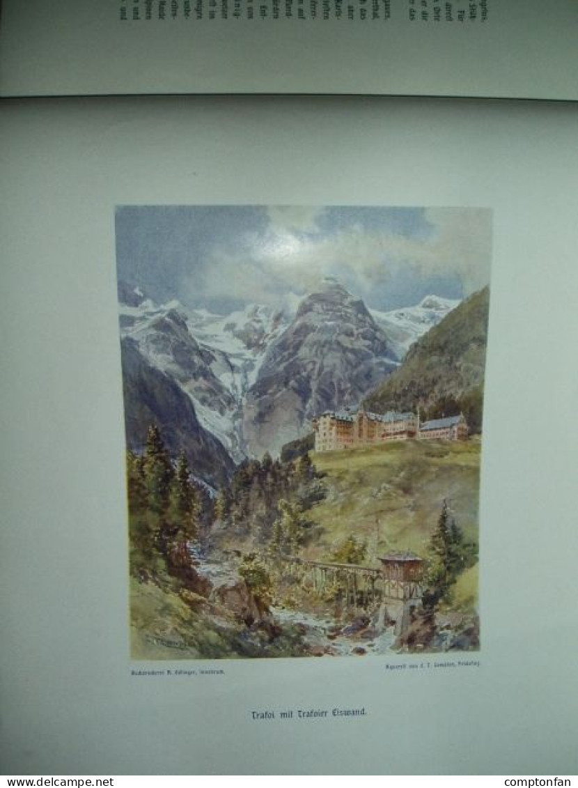 B100 903 Meran Tirol XXVIII. Generalversammlung Alpenverein 1901 Rarität !