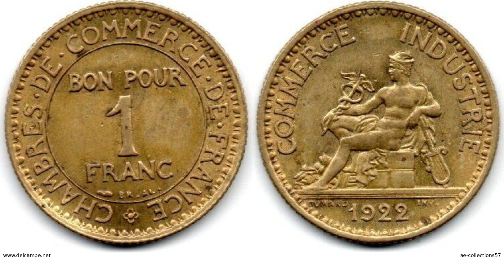 MA 30913 / France - Frankreich 1 Franc 1922 SPL - 1 Franc