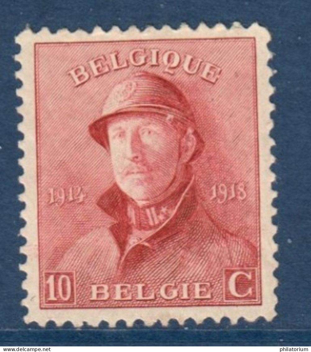 Belgique België, *, Yv 178, Mi 158, SG 250, - 1919-1920 Roi Casqué