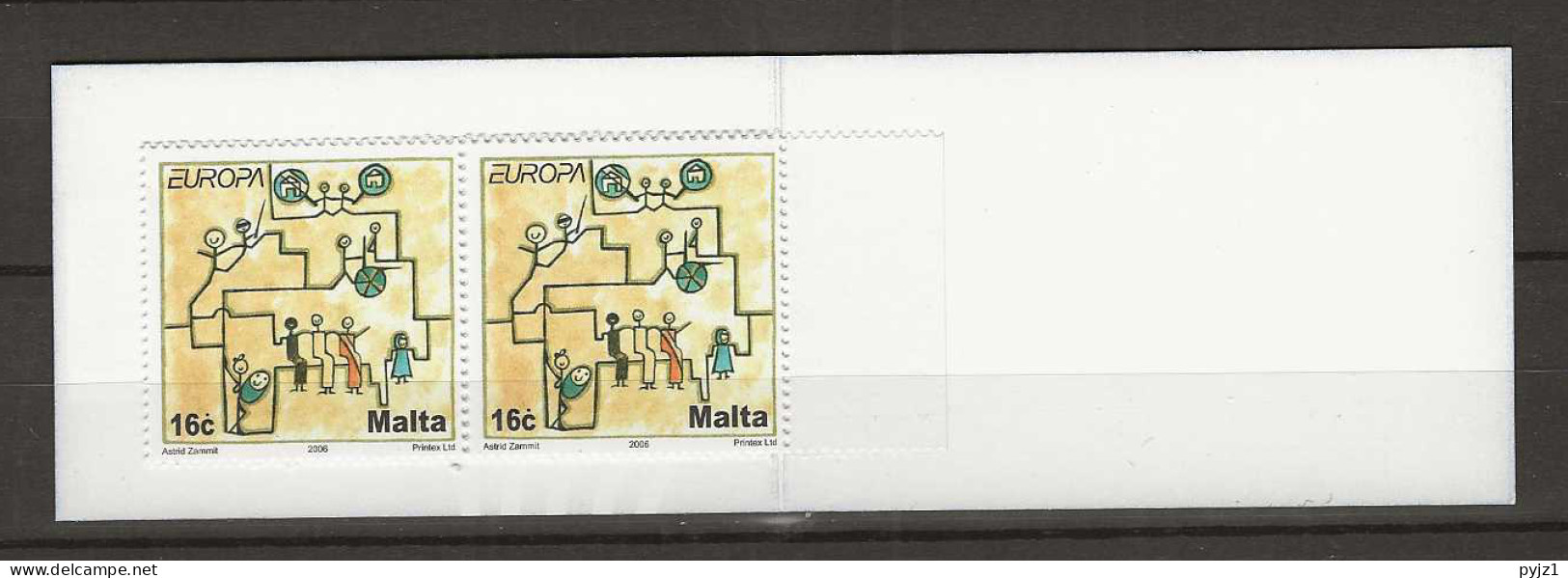 2006 MNH Malta Booklet Postfris** - 2006