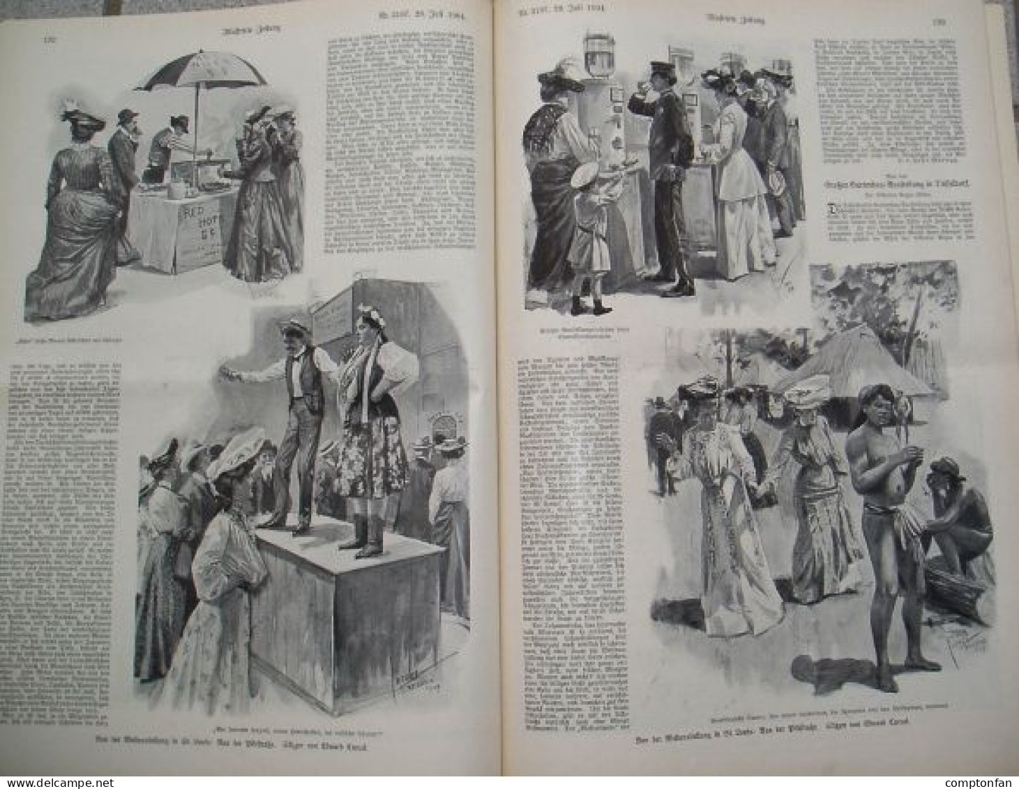 B100 906 Illustrirte Zeitung Krieg Weltausstellung Werbung 1904 Rarität !!