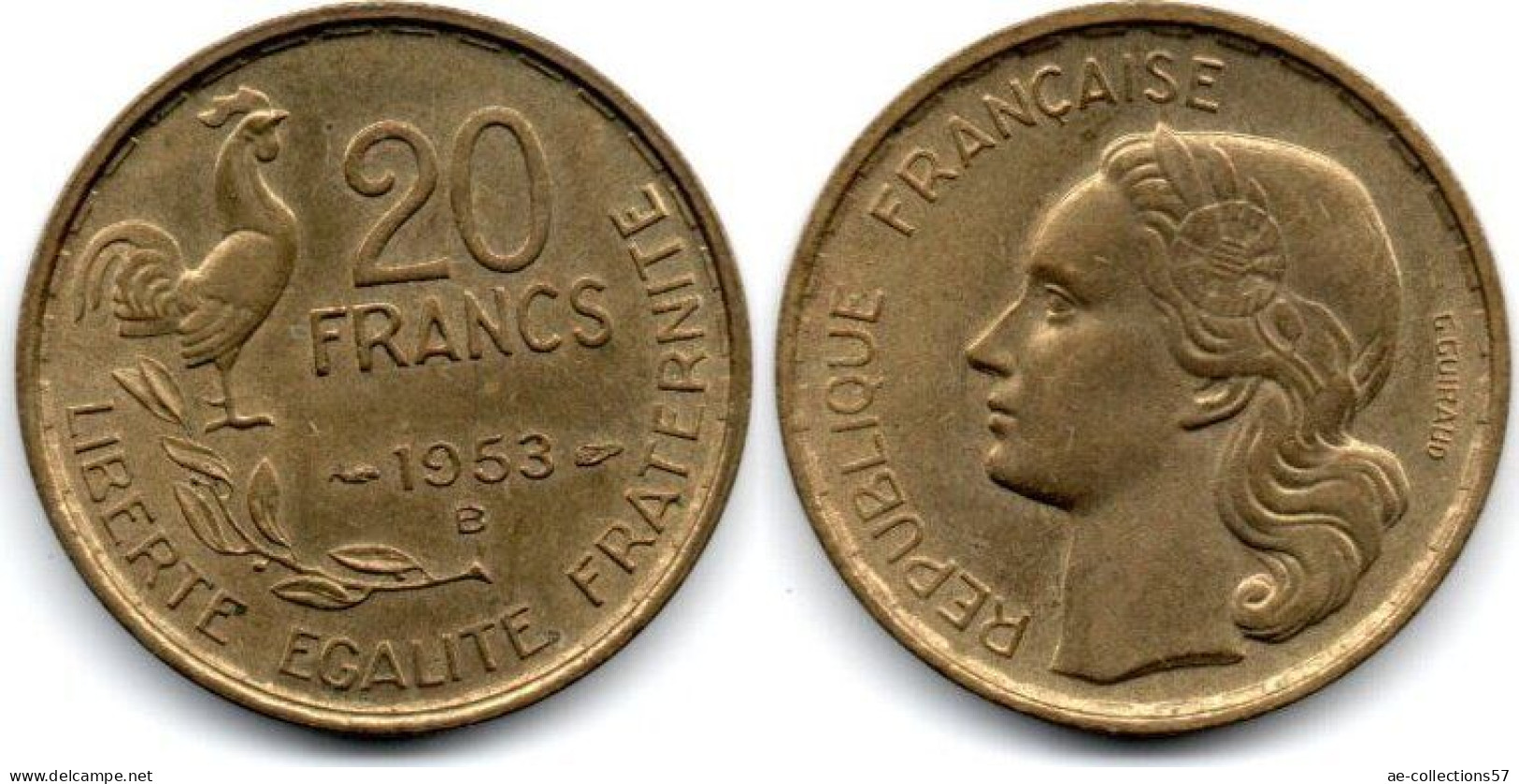 MA 30919 / France - Frankreich 20 Francs 1953 B SUP - 20 Francs