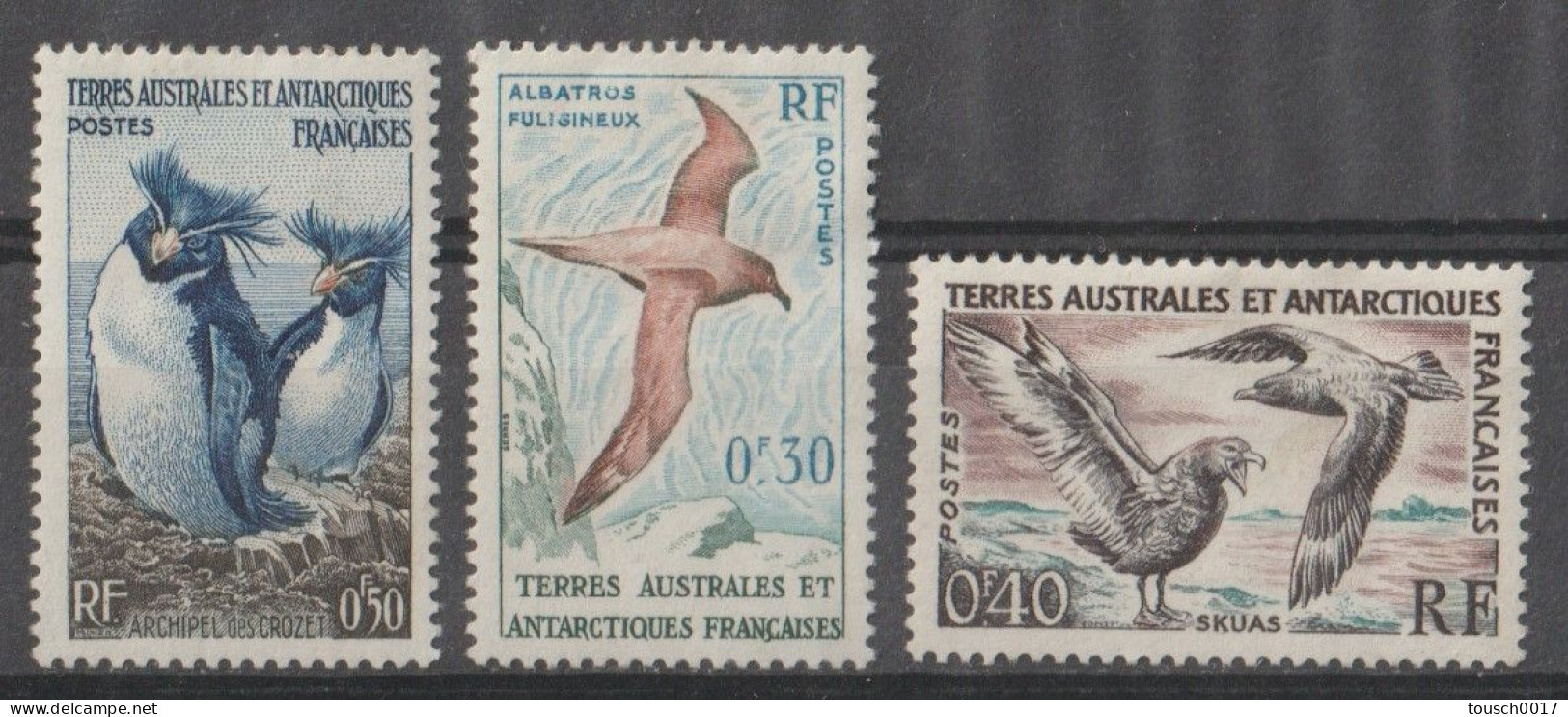 Timbres Terres Australes Et Antarctiques Françaises 2 , 12 , 13 - Autres & Non Classés