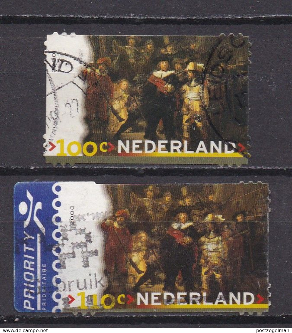 NETHERLANDS, 2000, Used Stamp(s) , Night Watch - Rembrandt , NVPH Nr. 1904+1907 , Scannr.18138 , - Usati