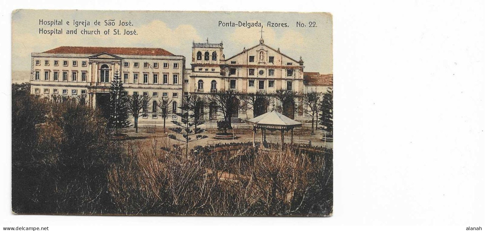 PONTA-DELGADA Hospital E Igreja Sao José Azores Portugal - Açores