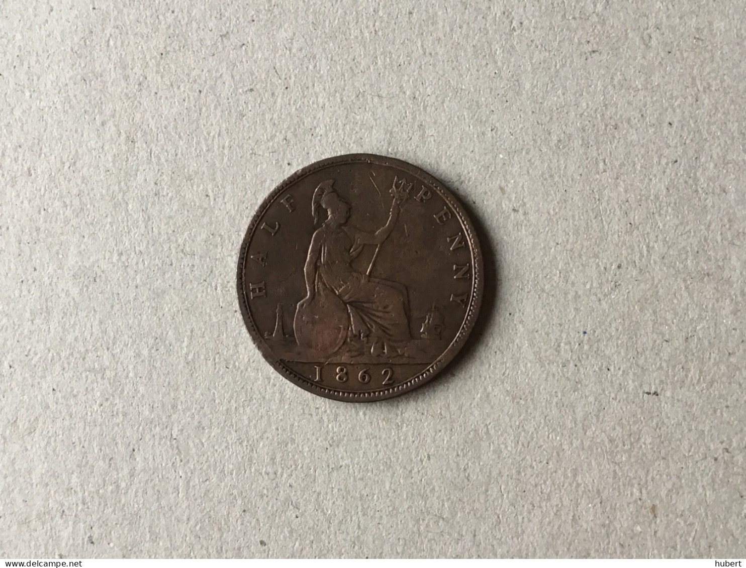 Grande-Bretagne 1/2 Penny 1862 - C. 1/2 Penny