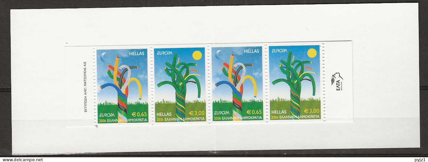 2006 MNH Greece Booklet Postfris** - 2006