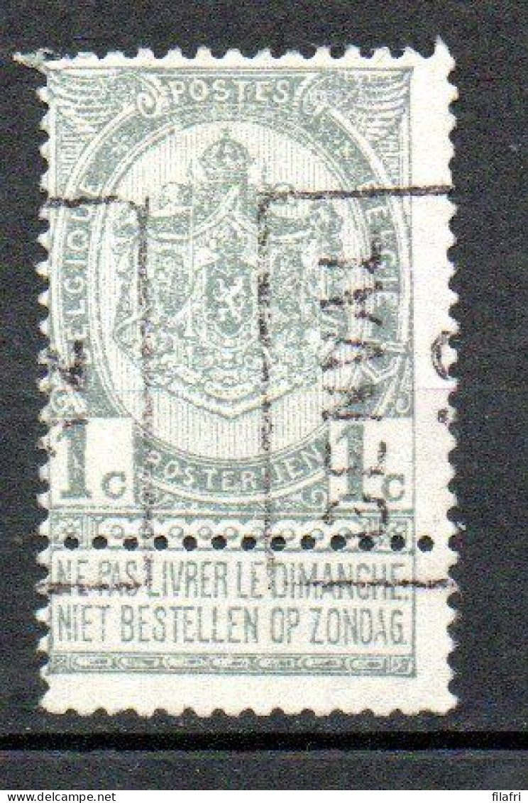 1753 Voorafstempeling Op Nr 53 - GENVAL 12 - Positie A - Rollo De Sellos 1900-09